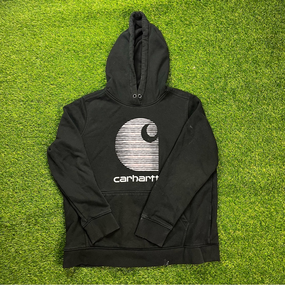 Carhartt Black Hoodie‎ with Iconic Logo - Picture 3 of 6